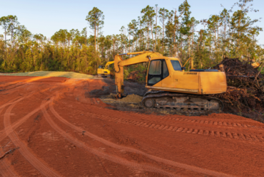 Featured image showing clearing trees from land in San Antonio, TX.