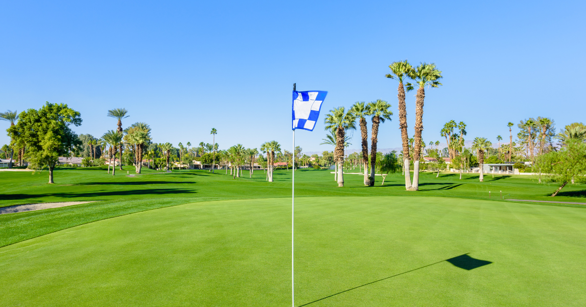 Image showing a well-maintained country club landscape due to tree service.